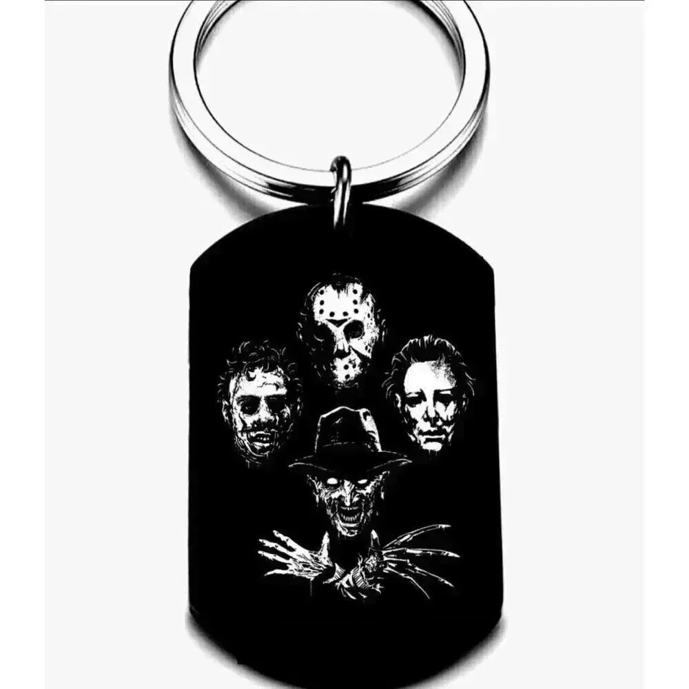 Jason Freddy Learher Face Micheal Series Killers Hot Keychain